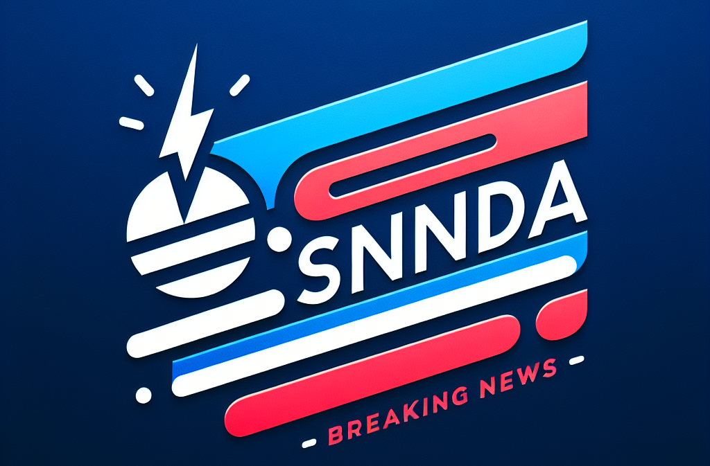 Create a sharp and modern logo for a breaking news website named \'SonDakika.uno\'. Use a balanced color palette of royal blue (#2962FF), soft red (#FF5252), and white. The design should convey urgency and credibility, using clean lines and digital motifs like a newsflash, ticking clock, or stylized exclamation mark. Use bold, sans-serif typography and make the logo suitable for mobile and web branding.